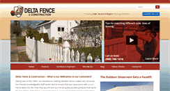 Desktop Screenshot of deltafence.biz